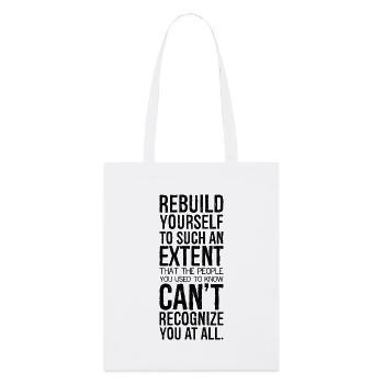 reconstruisez-vous à tel point que les gens - Tote bag bio Stanley/Stella - blanc - Devant