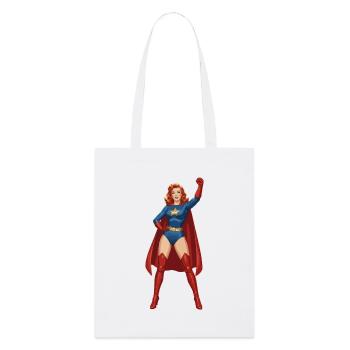 Superwoman - Stanley/Stella Organic Tote Bag - white - Front