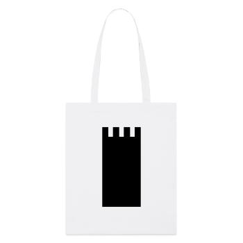 tour - Tote bag bio Stanley/Stella - blanc - Devant