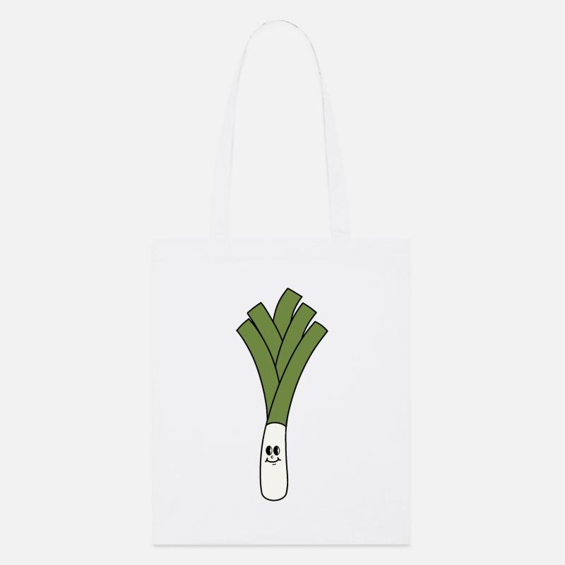 Poireau - Tote bag bio Stanley/Stella - blanc