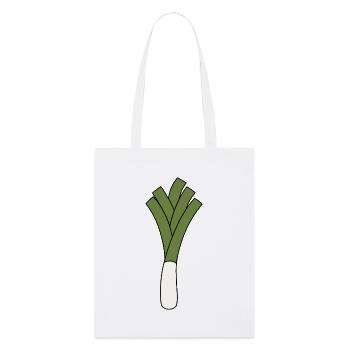 Leek - Stanley/Stella Organic Tote Bag - white - Front