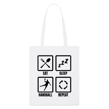 Calendrier du handball - Tote bag bio Stanley/Stella - blanc - Devant