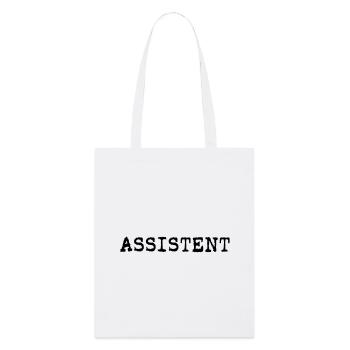 Assistent - Stanley/Stella Bio-Stoffbeutel - Weiß - Vorne
