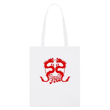 Arts Martiaux Fantasy Dragon Feu. Dragons de Chine - Tote bag bio Stanley/Stella - blanc - Devant