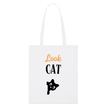 Look Cat - Tote bag bio Stanley/Stella - blanc - Devant