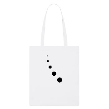 Dots Decor Noeud - Tote bag bio Stanley/Stella - blanc - Devant