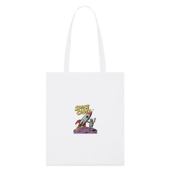 Aventure de robots cadets de l’espace - Tote bag bio Stanley/Stella - blanc - Devant