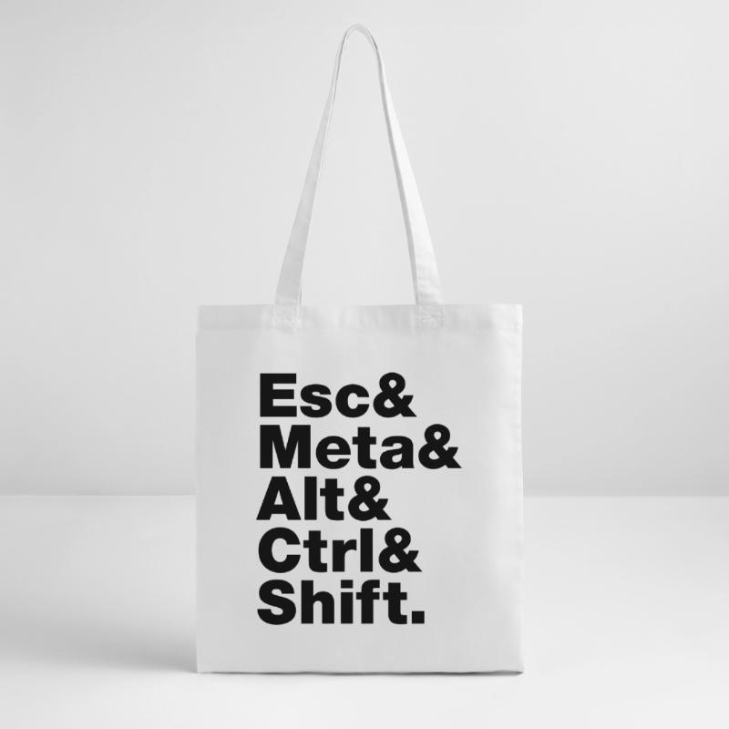 Esc & Meta & Alt & Ctrl & Shift Stanley/Stella Organic Tote Bag