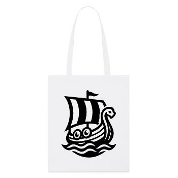 Bateau Dragon Viking - Tote bag bio Stanley/Stella - blanc - Devant