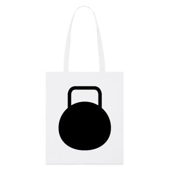 Kettle bell - Stanley/Stella Organic Tote Bag - white - Front