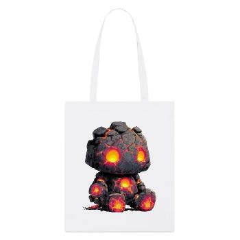 Lava Golem Stone Hero Child - Stanley/Stella Organic Tote Bag - white - Front