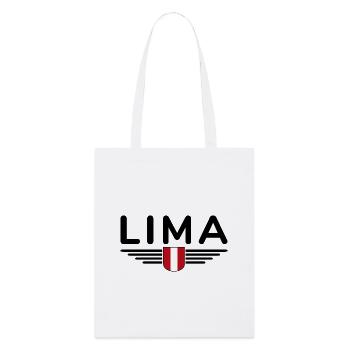 Lima Design – Découvrez la capitale du Pérou - Tote bag bio Stanley/Stella - blanc - Devant