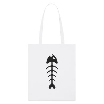 poisson - Tote bag bio Stanley/Stella - blanc - Devant