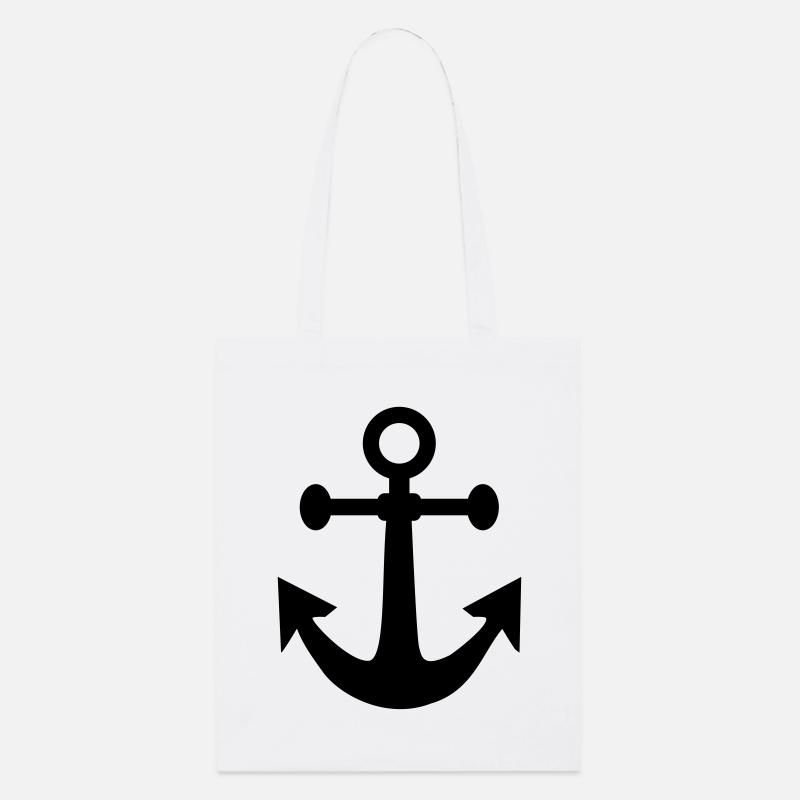 Anchor Ship Seafaring - Stanley/Stella Organic Tote Bag - white