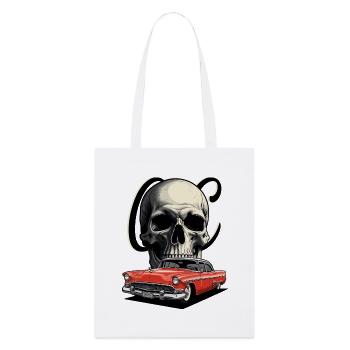 Classic Cars 1950 - Stanley/Stella Bio-Stoffbeutel - Weiß - Vorne