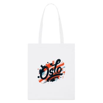 Oslo Norvège Norge Norwegen - Tote bag bio Stanley/Stella - blanc - Devant