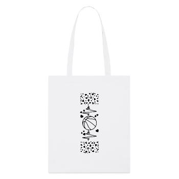 Battements de coeur Basket - Tote bag bio Stanley/Stella - blanc - Devant