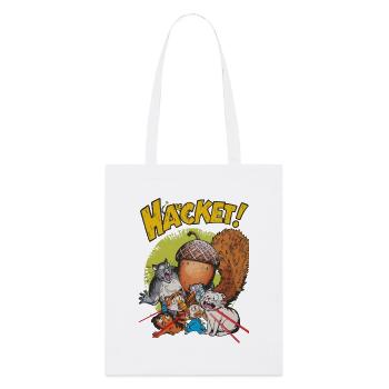 Chasse au lapin Scène Jeunesse Mots Humour - Tote bag bio Stanley/Stella - blanc - Devant