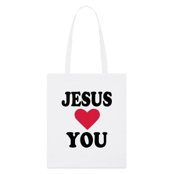 Jesus - Tote bag bio Stanley/Stella - blanc - Devant