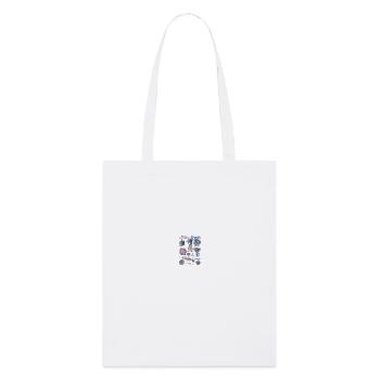 Collection de légumes du jardin - Tote bag bio Stanley/Stella - blanc - Devant