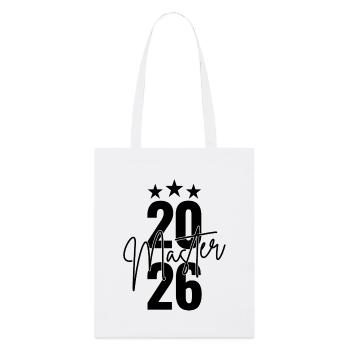 Master 2026 - Stanley/Stella Bio-Stoffbeutel - Weiß - Vorne