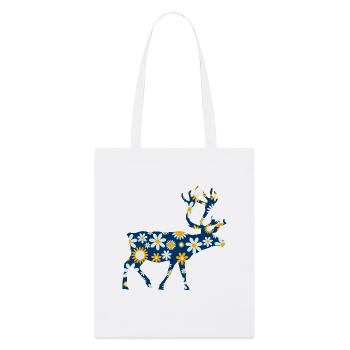 Reindeer Rennes Scandinavia - Stanley/Stella Organic Tote Bag - white - Front