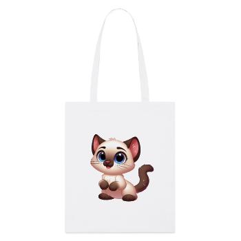 Siamese 21 - Stanley/Stella Organic Tote Bag - white - Front