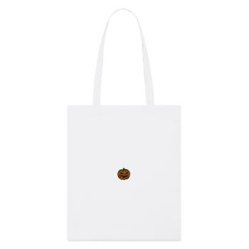 Spooky pumpkin - Stanley/Stella Organic Tote Bag - white - Front
