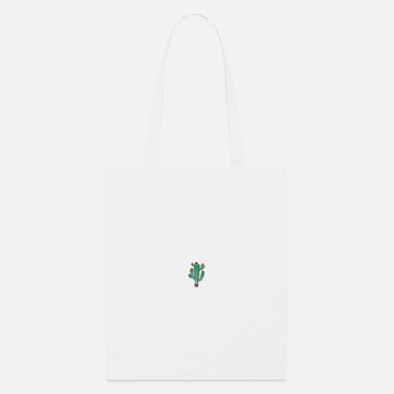 Cactus 1 - Tote bag bio Stanley/Stella - blanc