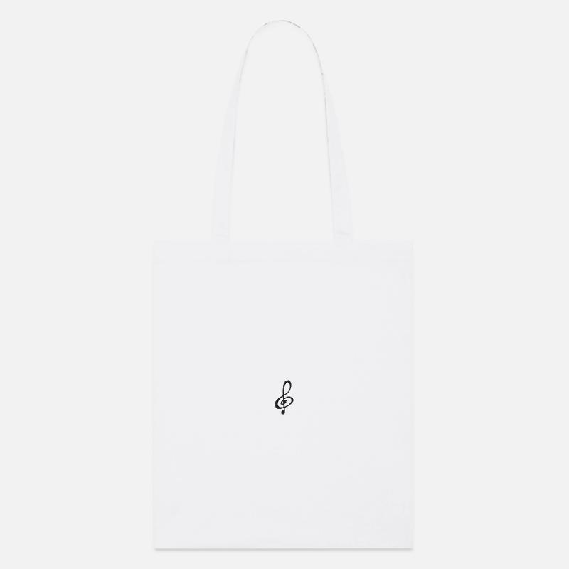 Note brodée - Tote bag bio Stanley/Stella - blanc
