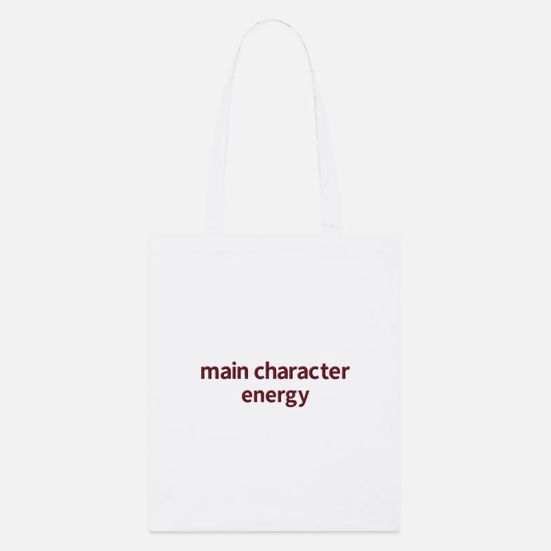 Déclaration disant brodé - Tote bag bio Stanley/Stella - blanc