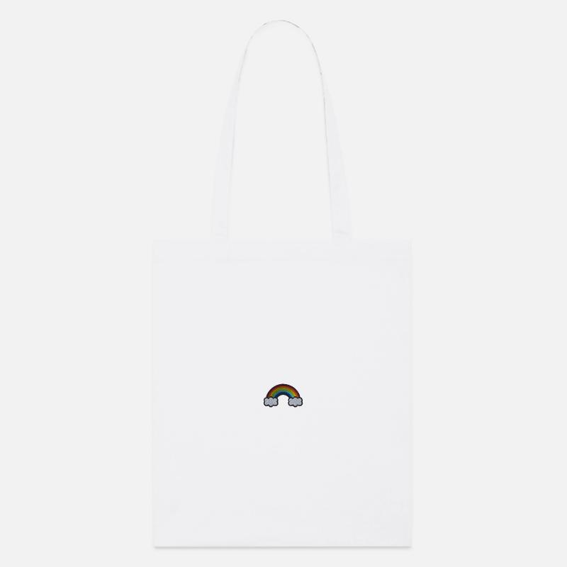 Rainbow - Stanley/Stella Bio-Stoffbeutel - Weiß