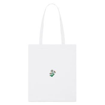 Pâquerette - Tote bag bio Stanley/Stella - blanc - Devant