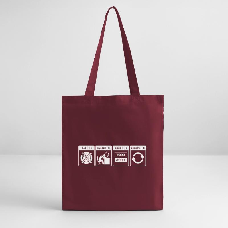 Eat Sleep Code Repeat – Coder Workflow Design Stanley/Stella Organic Tote Bag