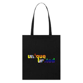 UNIQUEUNITED! - Stanley/Stella Bio-Stoffbeutel - Schwarz - Vorne