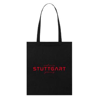 Stuttgart T-Shirt – Heimat & Skyline Style - Stanley/Stella Bio-Stoffbeutel - Schwarz - Vorne