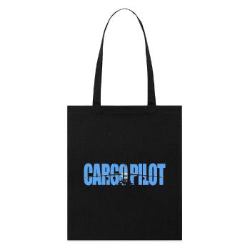 Cargo pilot IL-76 - Stanley/Stella Bio-Stoffbeutel - Schwarz - Vorne