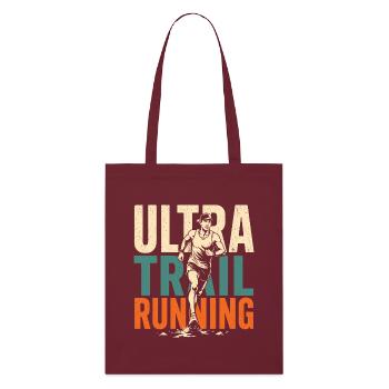 Ultra Trail Running - Tote bag bio Stanley/Stella - bordeaux - Devant