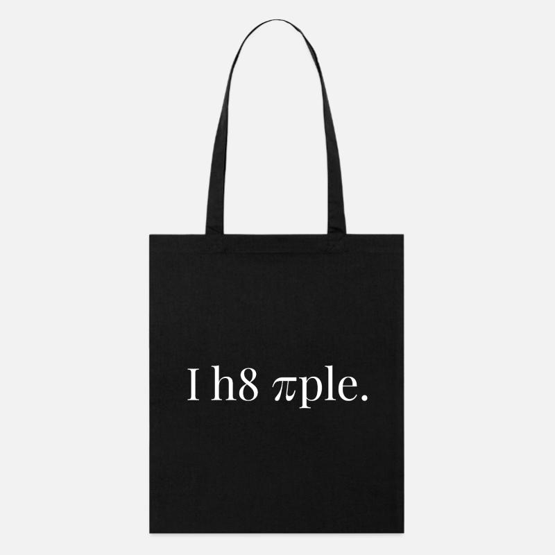 Funny I Hate People Sarkastic Humors - Stanley/Stella Organic Tote Bag - black