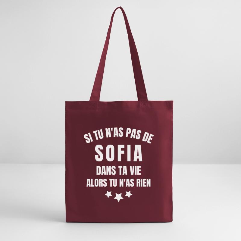 Sofia, prénom Sofia, anniversaire Sofia Tote bag bio Stanley/Stella