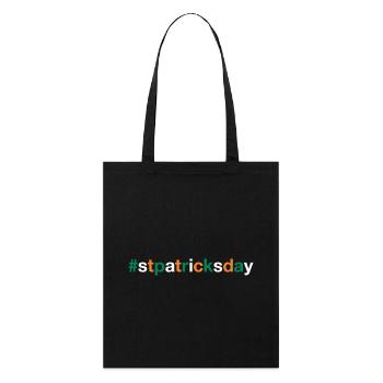 ST PATRICKS DAY - Stanley/Stella Bio-Stoffbeutel - Schwarz - Vorne