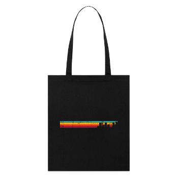 Birmingham skyline retro - Stanley/Stella Organic Tote Bag - black - Front