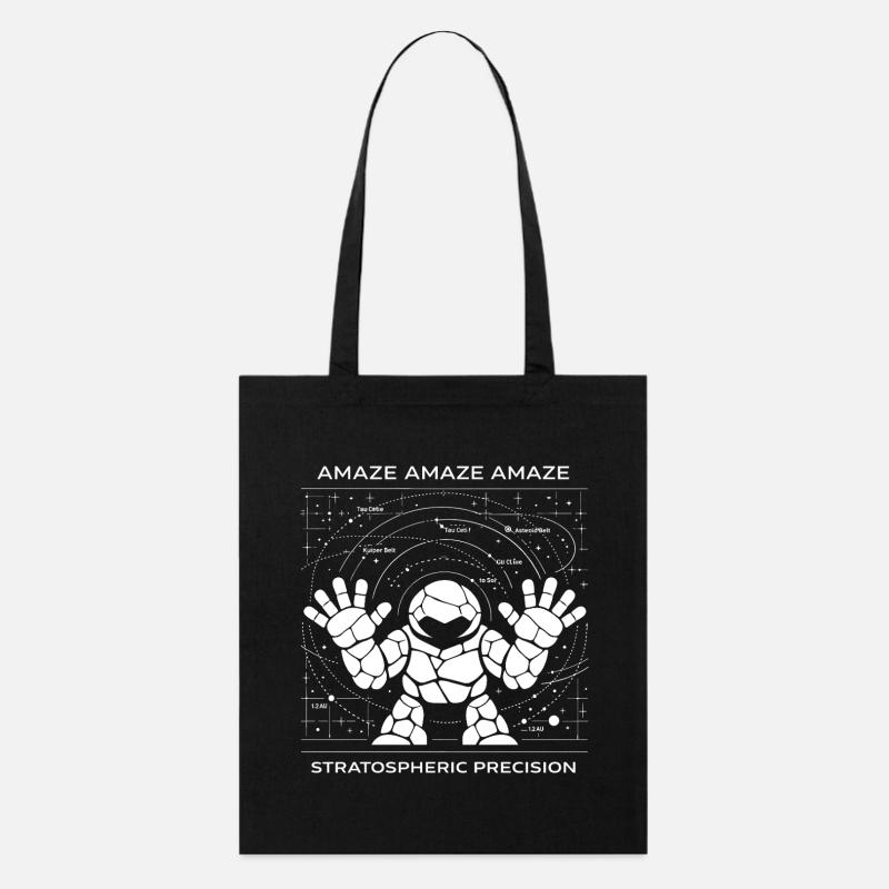 AMAZE Stratospheric Precision Rocky Astronaut - Stanley/Stella Bio-Stoffbeutel - Schwarz