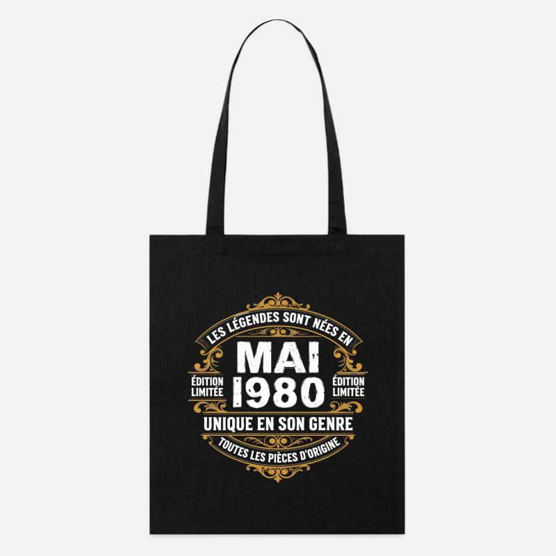 May 1980  - Tote bag bio Stanley/Stella - noir