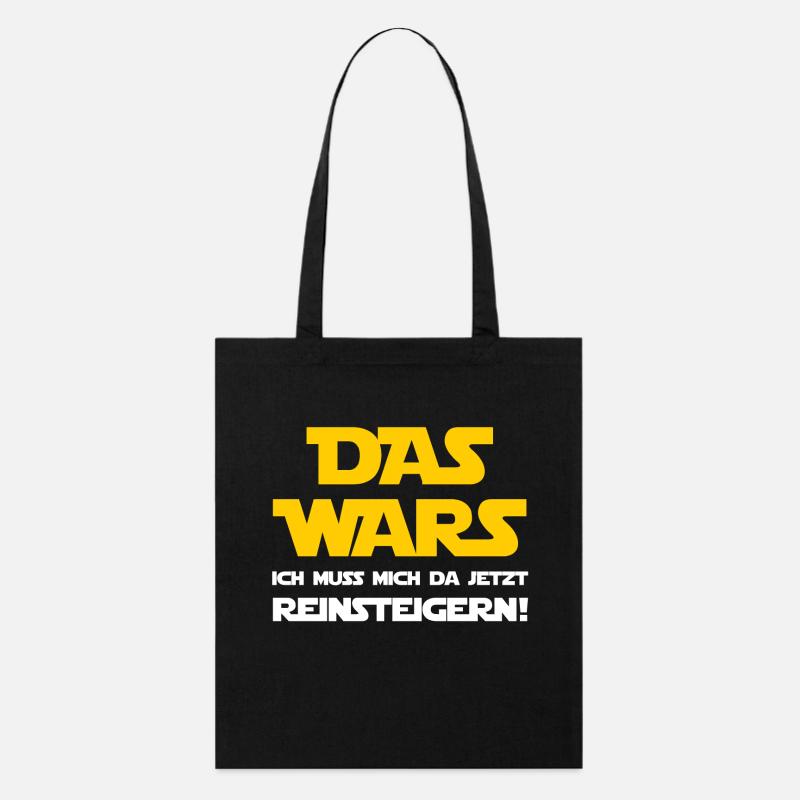 La Wars- Je dois m’y mettre! - Tote bag bio Stanley/Stella - noir