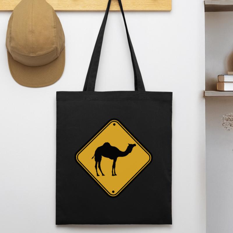 Shield warning danger caution Caution came Stanley/Stella Organic Tote Bag
