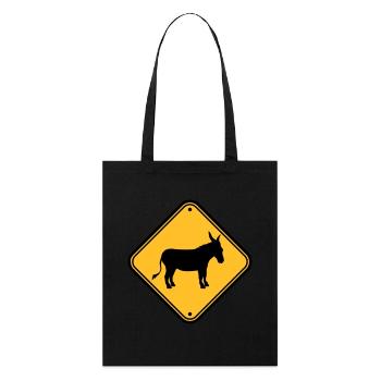 Remarque danger signe avertissement attention précaution ese - Tote bag bio Stanley/Stella - noir - Devant