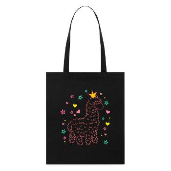 lama - Tote bag bio Stanley/Stella - noir - Devant