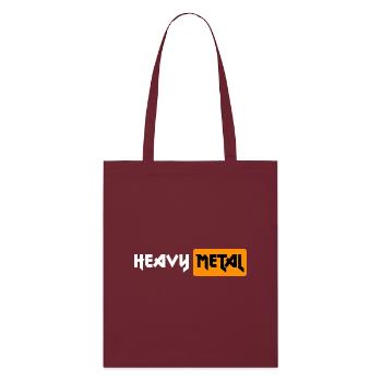 Metal Metal Porn - Tote bag bio Stanley/Stella - bordeaux - Devant