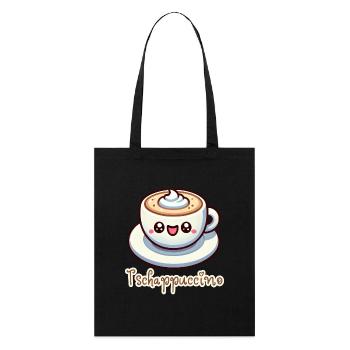 TSCHAPPUCCINO - Stanley/Stella Bio-Stoffbeutel - Schwarz - Vorne